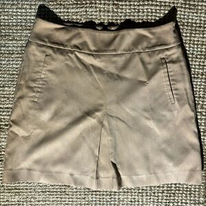 Loft tan size 10 mini skirt